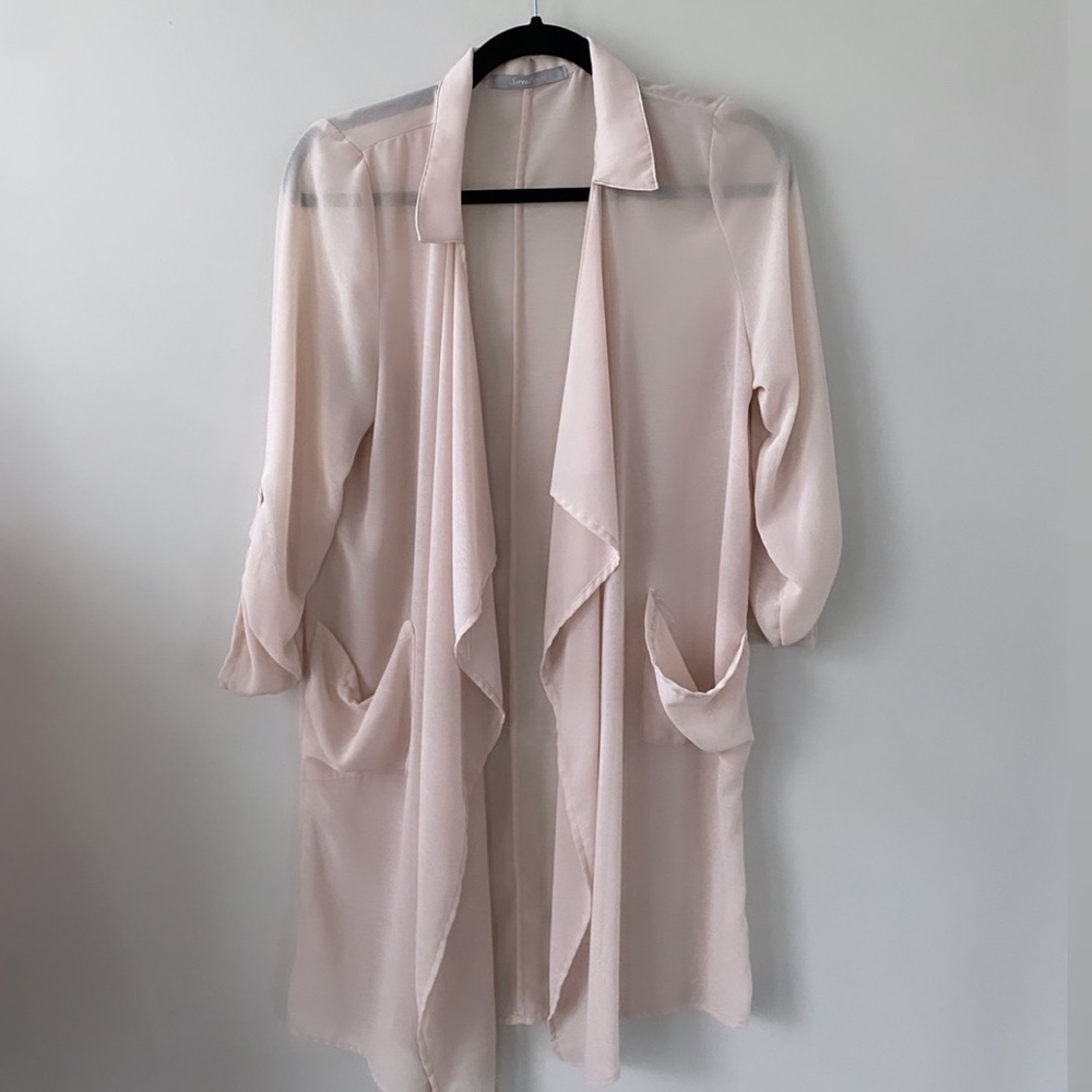 Long sheer cover up